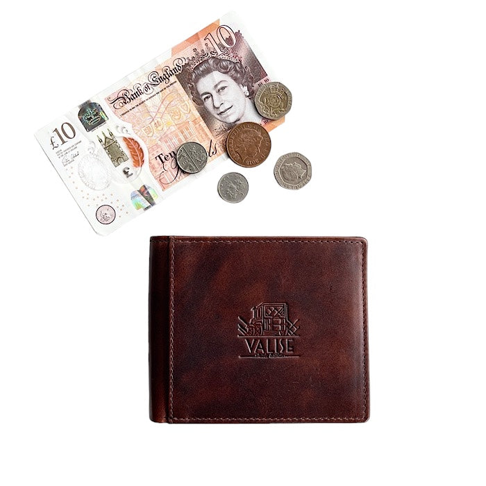 二つ折り財布II ロイヤルブラウン