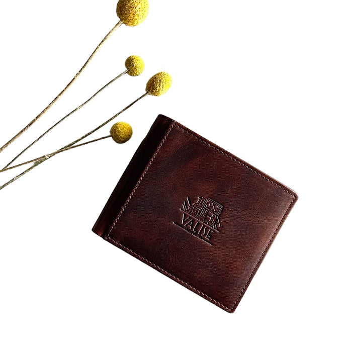 二つ折り財布II ロイヤルブラウン