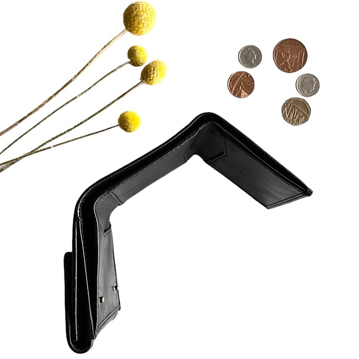 三つ折り財布 イートンブラック