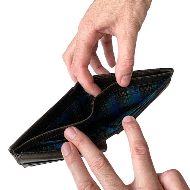 二つ折り財布II レーシンググリーン