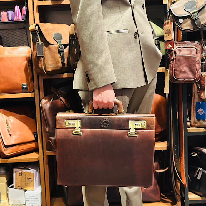 ブリーフケース アンティークブラウン