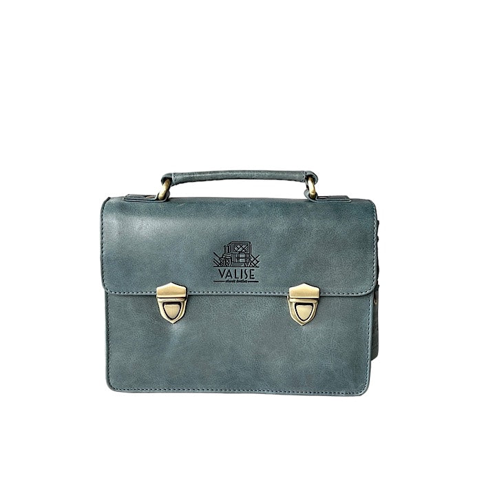 Mini サッチェル ケンブリッジブルー