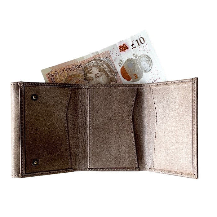 三つ折り財布 スモーキーグレイ