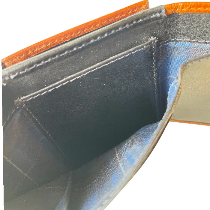 Bifold wallet Cognac/Navy