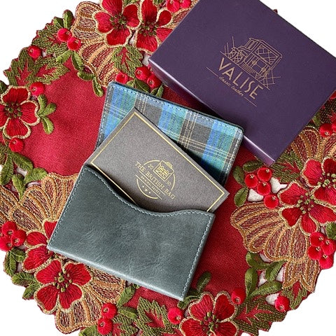 Valise名刺入れ ケンブリッジブルー