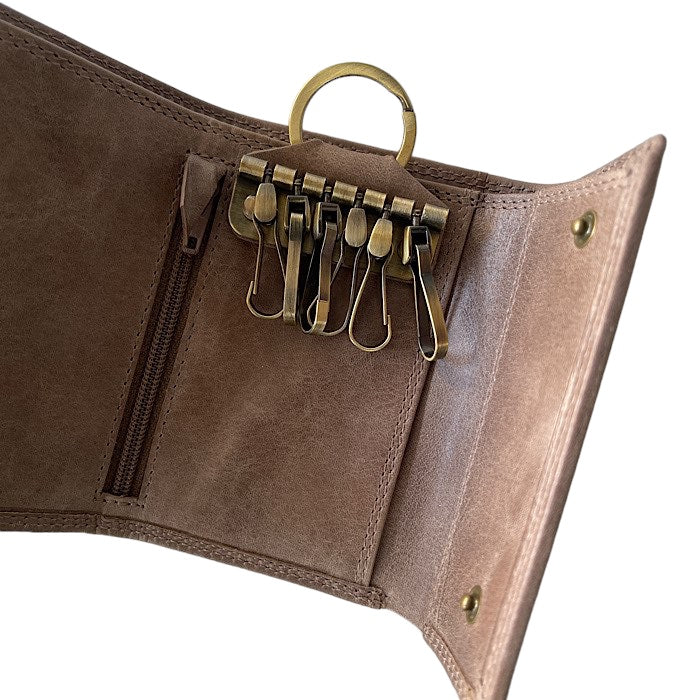 財布付きキーケースII スモーキーグレイ