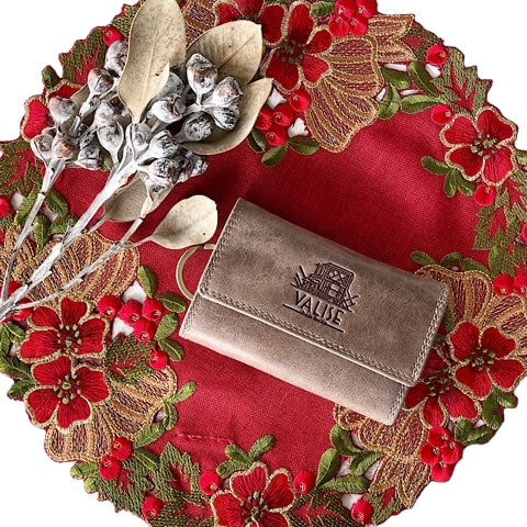 財布付きキーケースII スモーキーグレイ