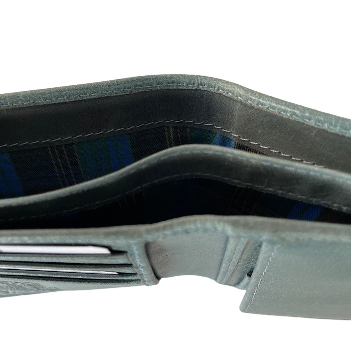 二つ折り財布 ケンブリッジブルー