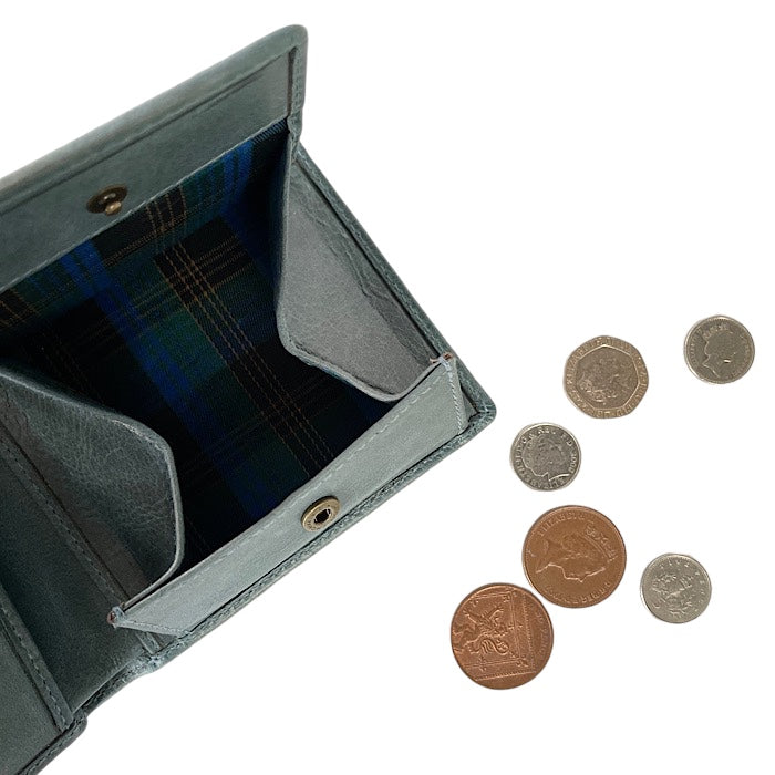 二つ折り財布 ケンブリッジブルー