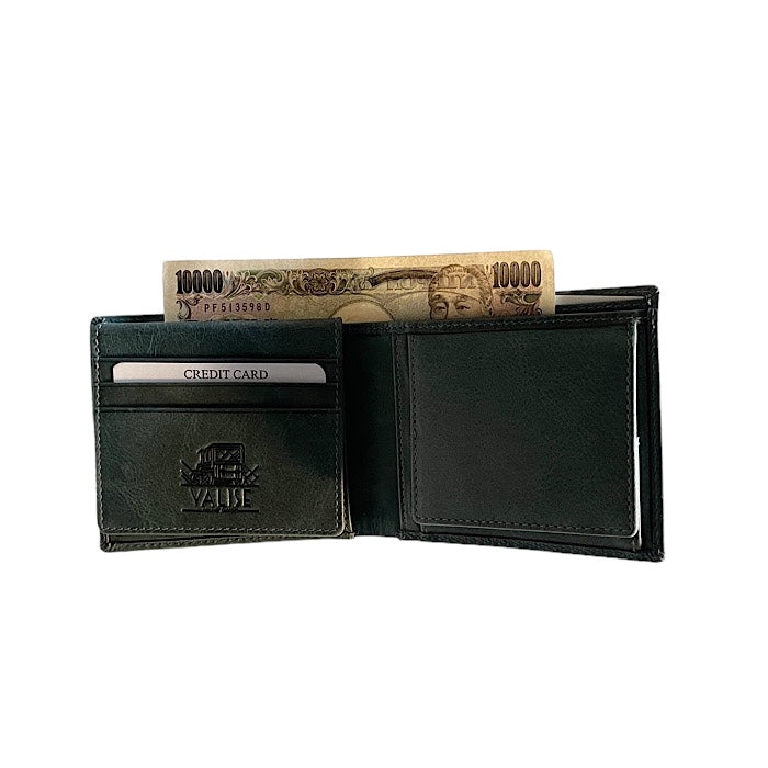 二つ折り財布II ケンブリッジブルー