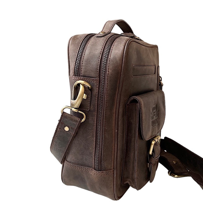 TALL ボックスサッチェル ハンターストーン