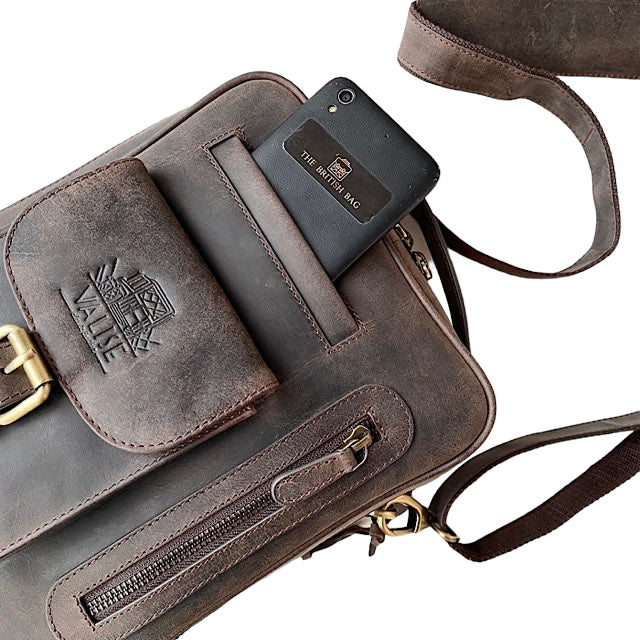 TALL ボックスサッチェル ハンターストーン