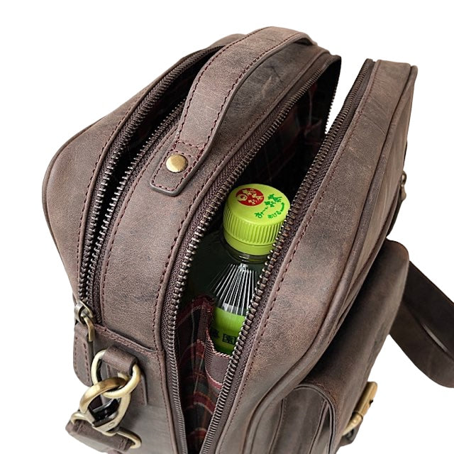 TALL ボックスサッチェル ハンターストーン