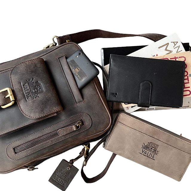 TALL ボックスサッチェル ハンターストーン