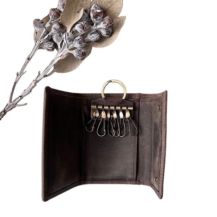 財布付きキーケースII ハンターストーン