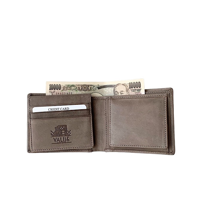 二つ折り財布II スモーキーグレイ