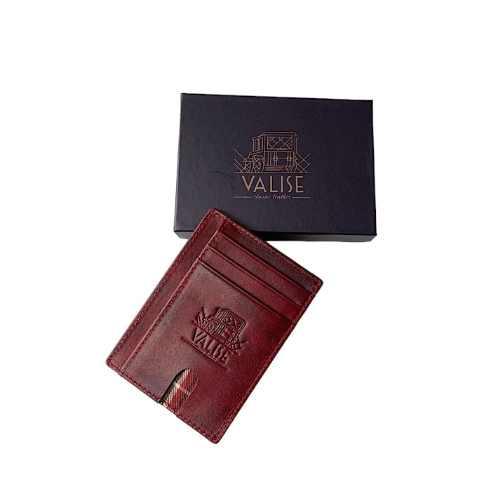 Valiseパスケース ブラックチェリー