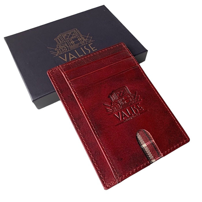 Valiseパスケース ブラックチェリー
