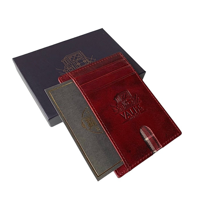 Valiseパスケース ブラックチェリー