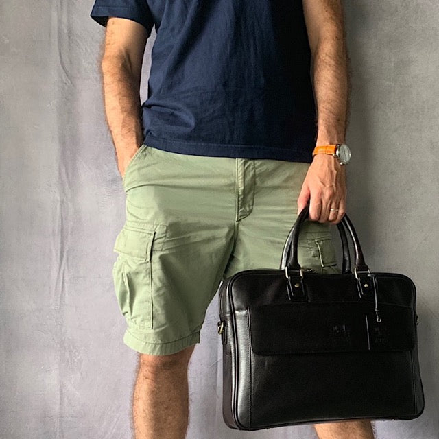 ビジネスバッグ ブラックBuff