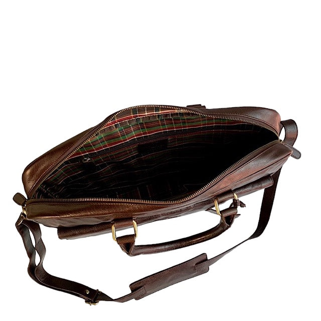 ビジネスバッグ マホガニーブラウン