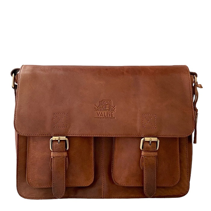 Valise サッチェルバッグ ゴールデンタンL