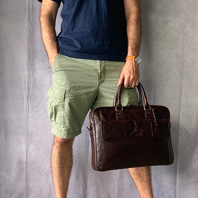 ビジネスバッグ マホガニーブラウン