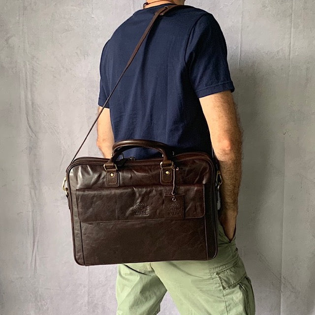 ビジネスバッグ マホガニーブラウン