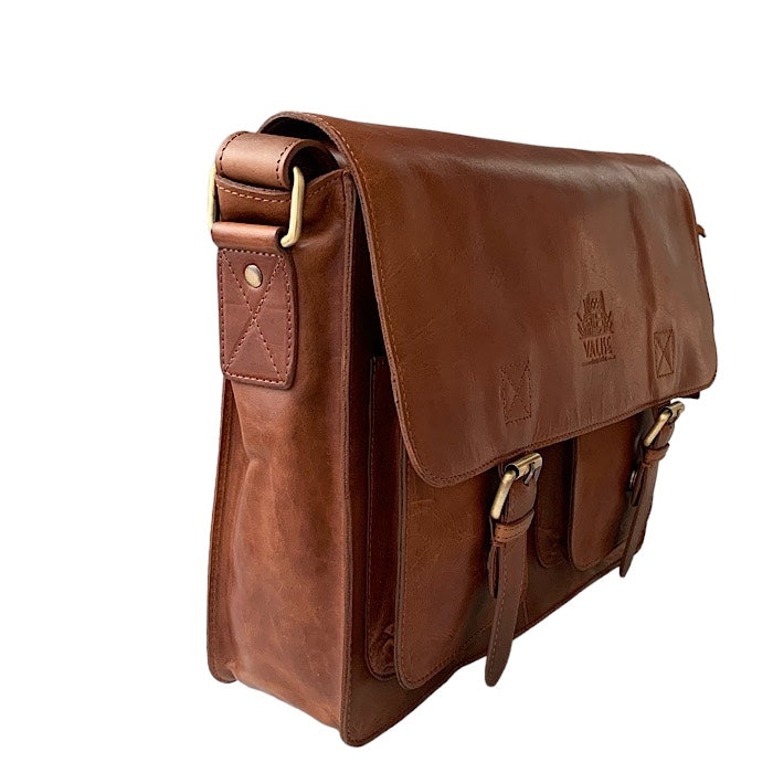 Valise サッチェルバッグ ゴールデンタンL