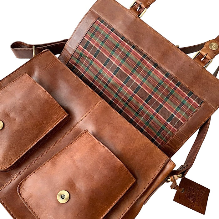 Valise サッチェルバッグ ゴールデンタンL