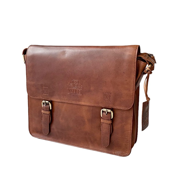 Medium サッチェル ゴールデンタン