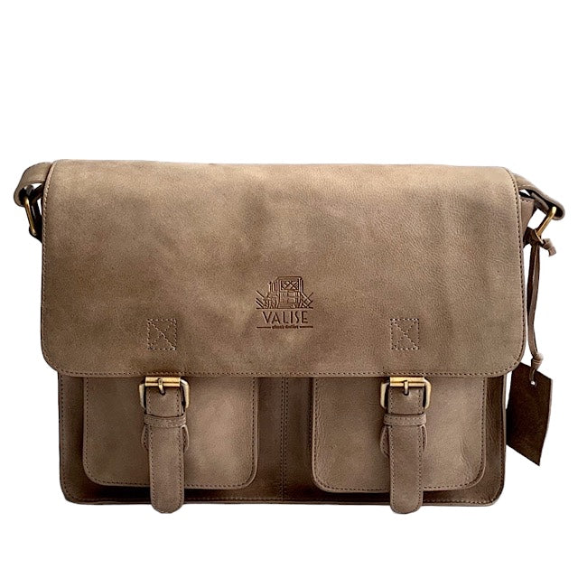 Large Satchel, Smoky Gray
