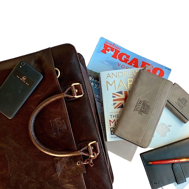 Large Business Mahogany Brown