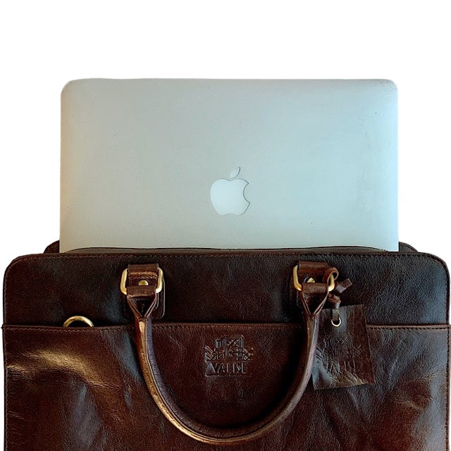 Large Business Mahogany Brown