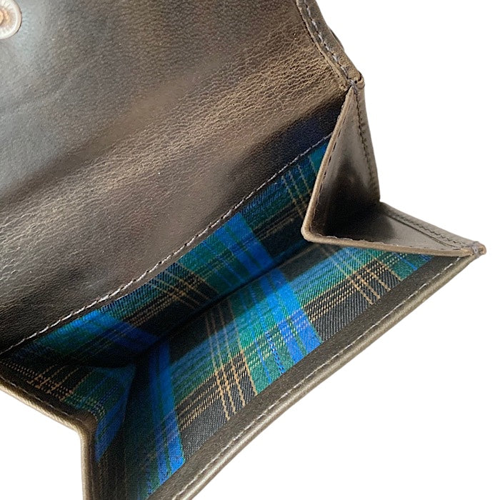 三つ折り財布 レーシンググリーン