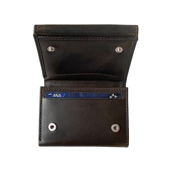 三つ折り財布 レーシンググリーン