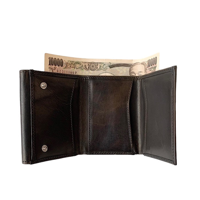 三つ折り財布 レーシンググリーン