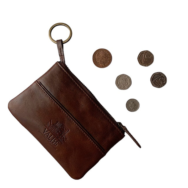 Valise Coin Case and Key Case, Royal Brown