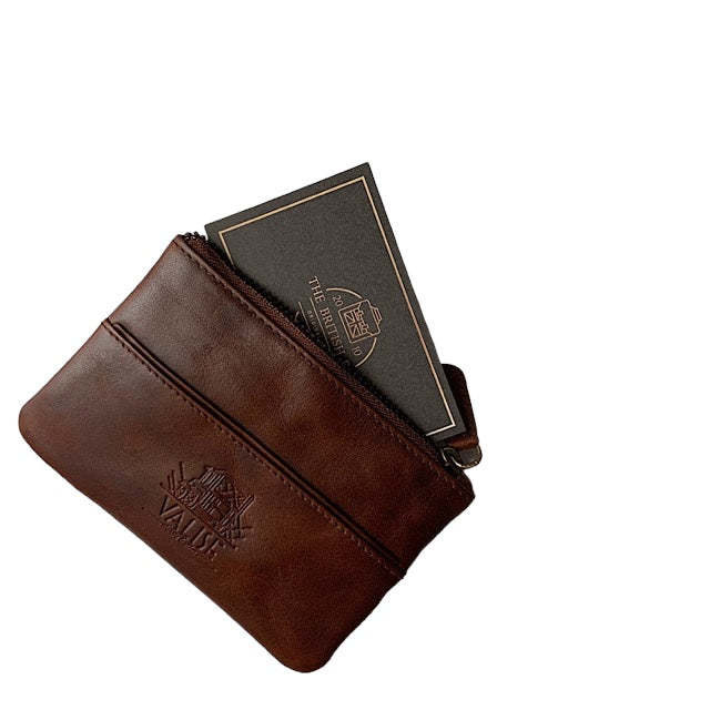 Valise Coin Case and Key Case, Royal Brown