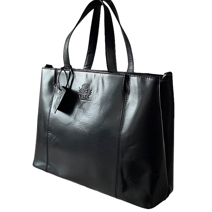 Medium 2-way Tote Bag, Eton Black
