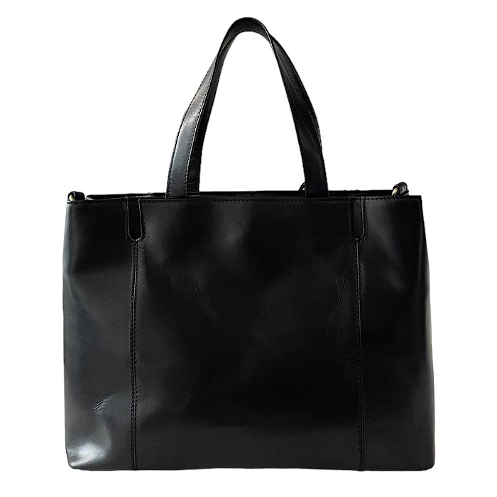 Medium 2-way Tote Bag, Eton Black