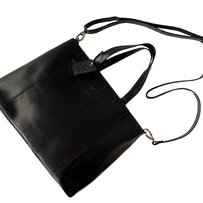 Medium 2-way Tote Bag, Eton Black