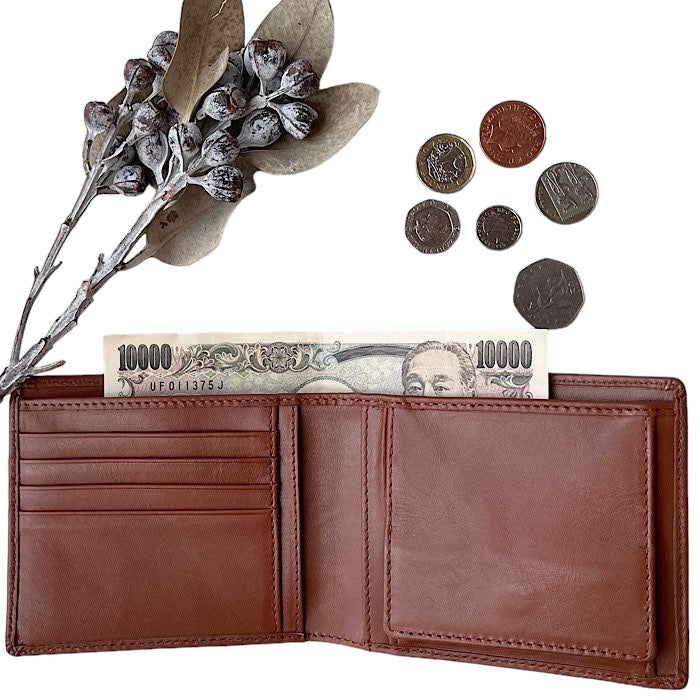 二つ折り財布V ゴールデンタン