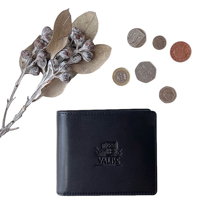 二つ折り財布V サファイヤブルー