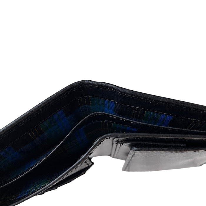 二つ折りミニ手帳型財布 イートンブラック