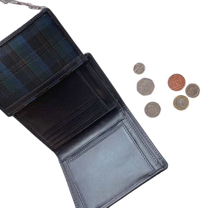 二つ折りミニ手帳型財布 サファイヤブルー