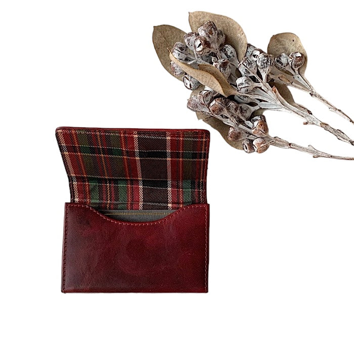 Valise名刺入れ ブラックチェリー