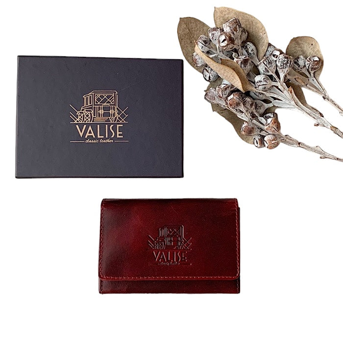 Valise名刺入れ ブラックチェリー