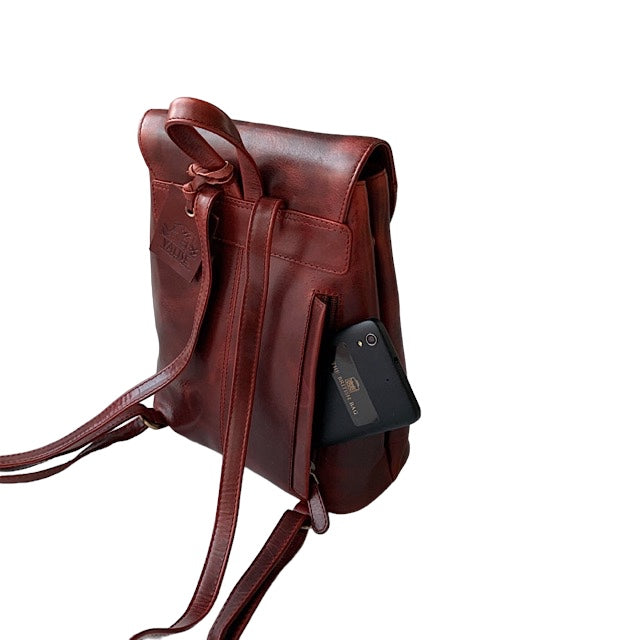 Mini リュック ブラックチェリー