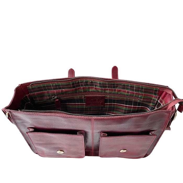 Large サッチェル ブラックチェリー